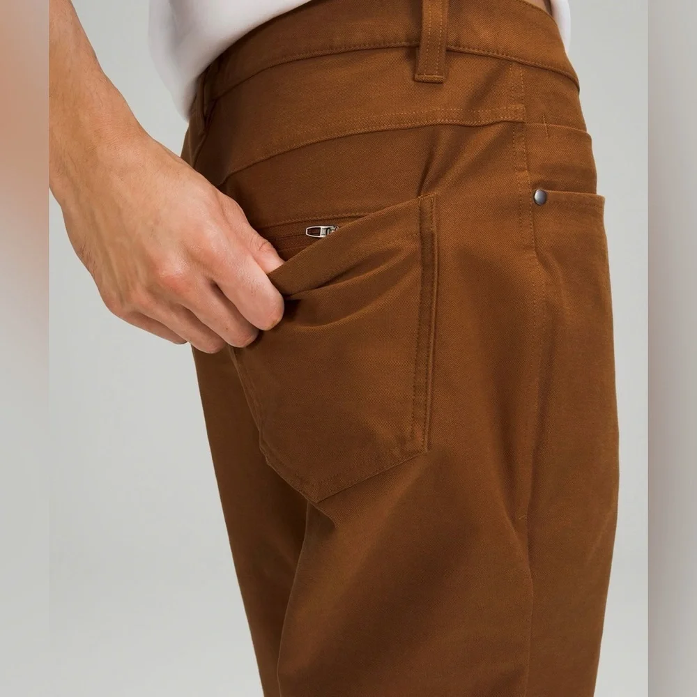 Lululemon ABC Slim Warpstreme pants Men’s Terracotta performance preppy 31x30